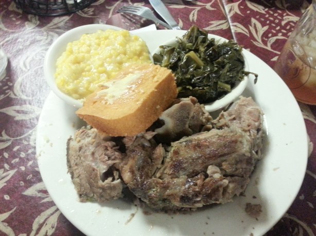 (Not pictured) The side of friendly service.