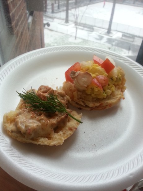 Homemade Cheesy Bacon Buttermilk Biscuits w/ Sausage Gravy and Eggs.