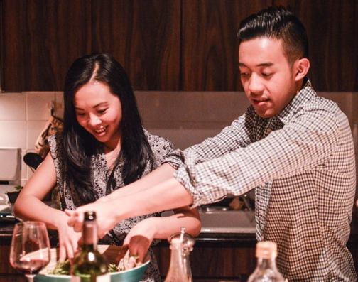 Thuy Ann Le, great assistant, even better taste tester.